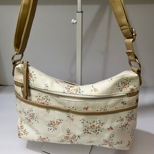 Floral Fashion Cream Women's Bag